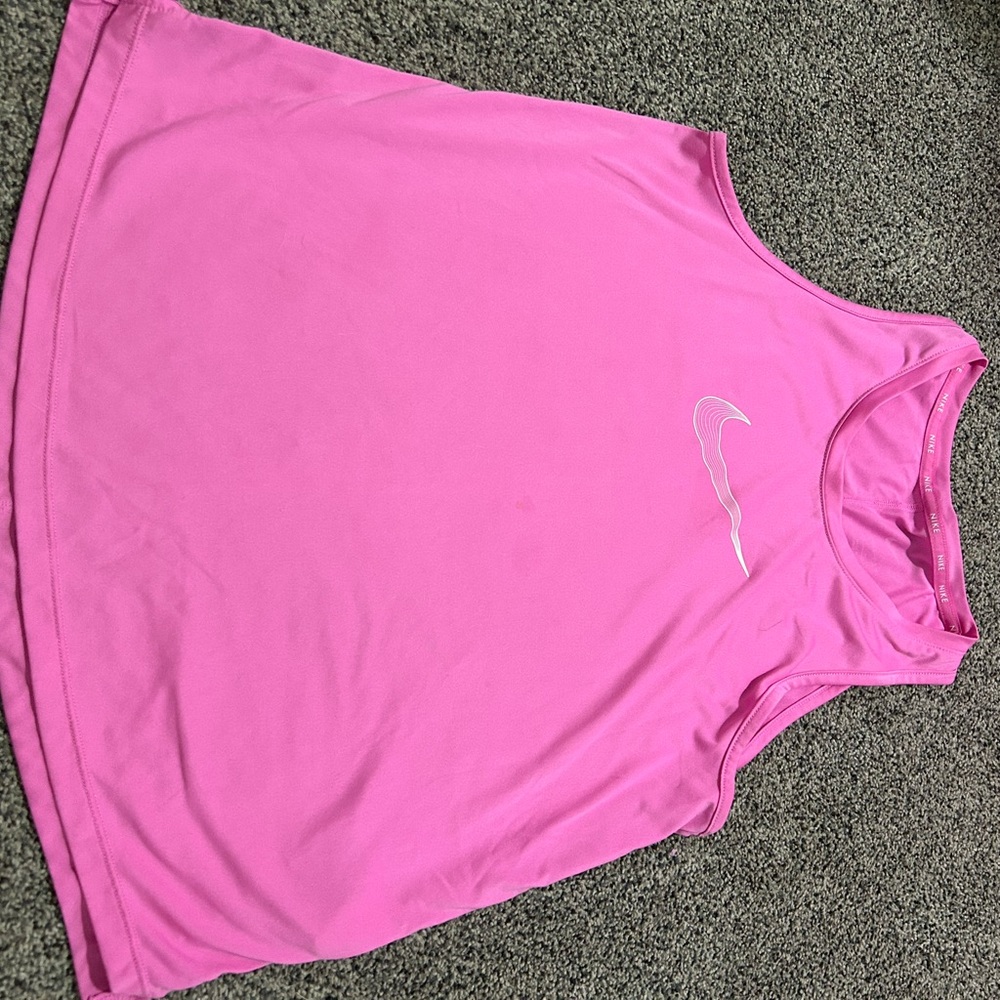 Nike Girl's Vibrant Pink Tank Top